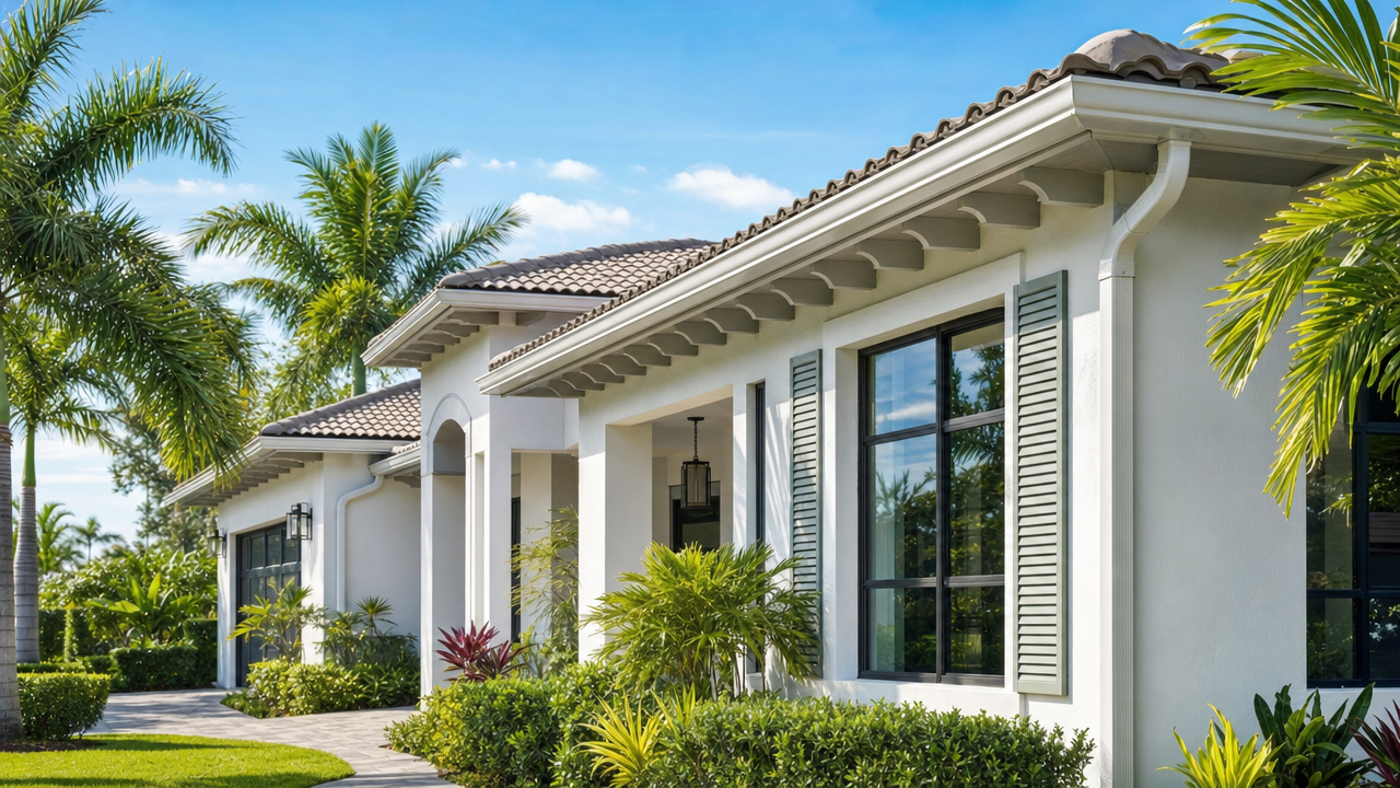 Gutter Installation in Miami: Costs, Sizing and Permits